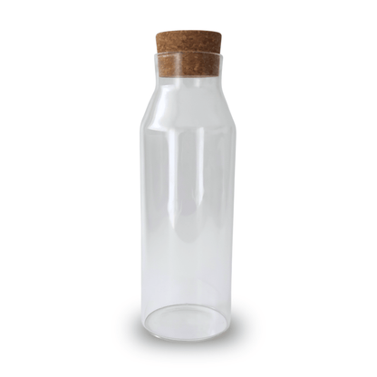 Glaskaraffe mit Korkdeckel 1200ml - MUSE Home & Living