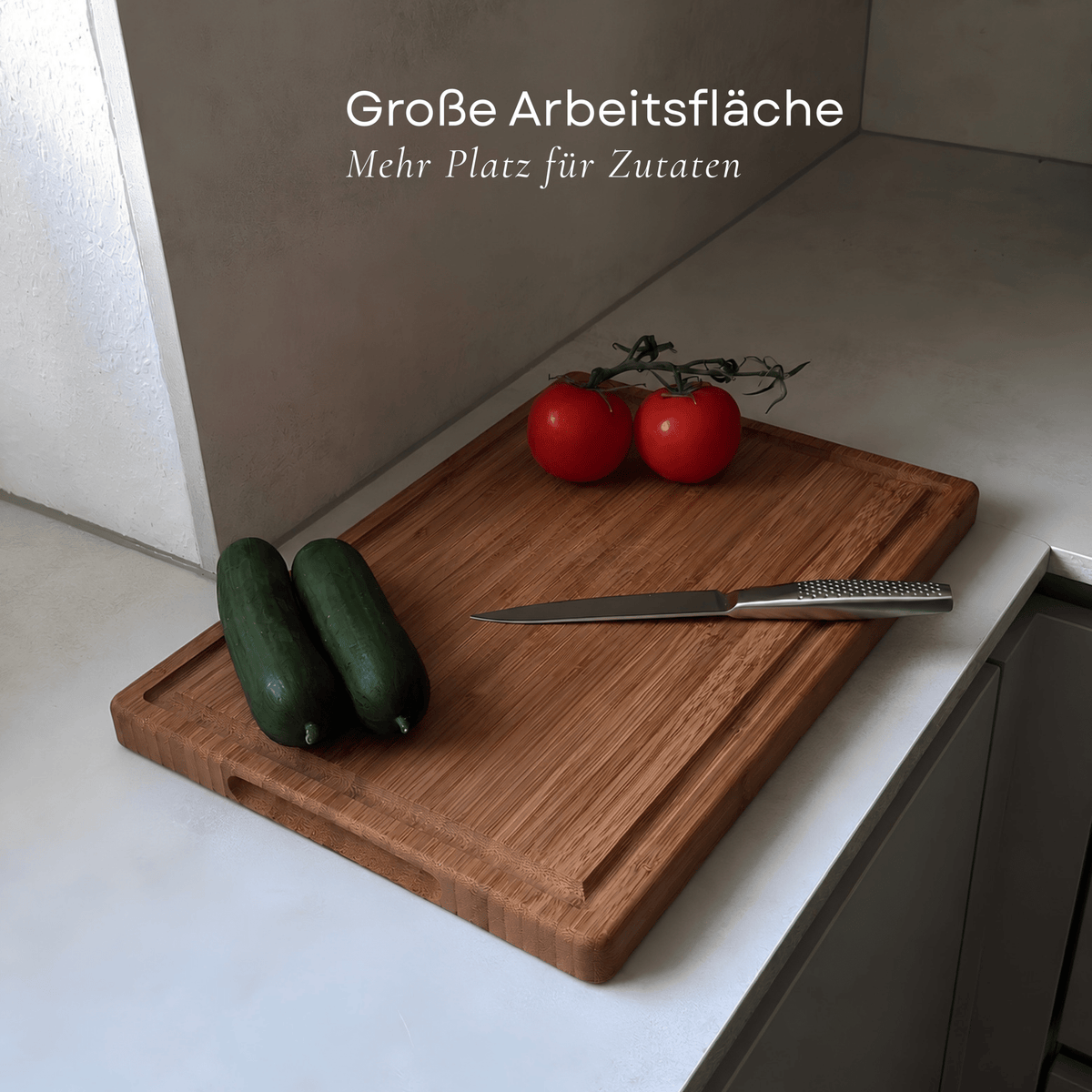 Massives Bambus Schneidebrett - MUSE Home & Living